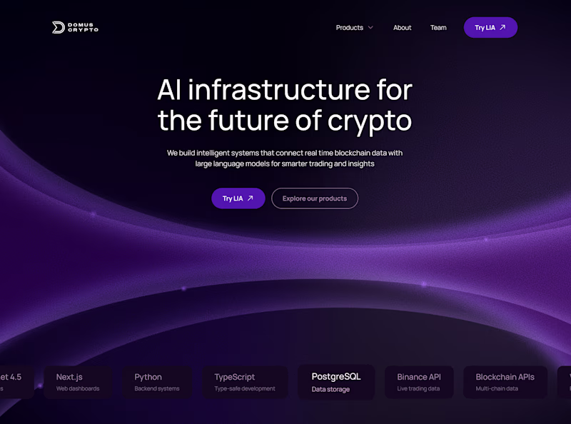 Cover image for I’m currently working on the design for Domus Crypto, creati...