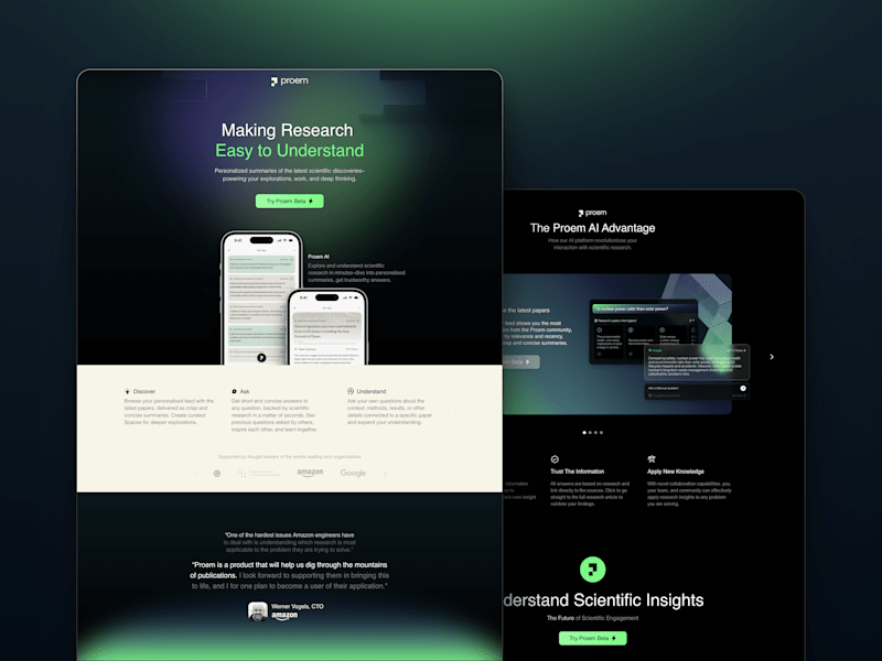 Cover image for Proem AI Website: Framer Development