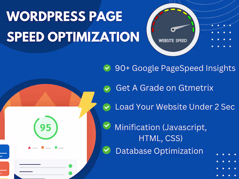 Cover image for WordPress Website Speed Optimization | Page Speed Optimization