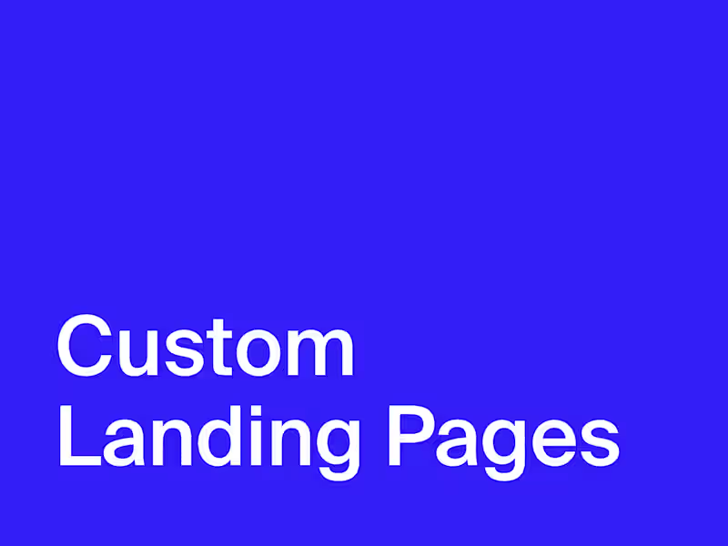 Cover image for Conversion-Focused Landing Pages