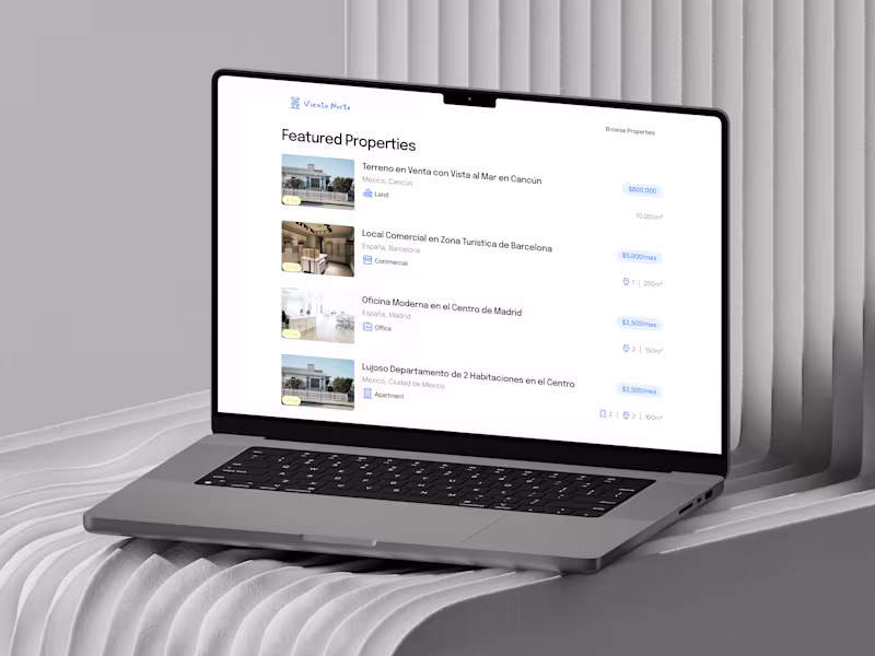 Cover image for Viento Norte Real Estate — Framer Development