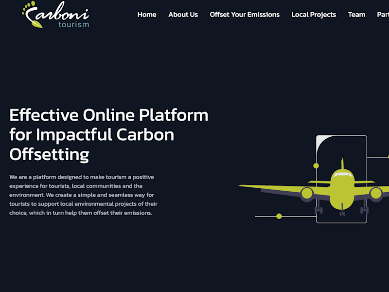 Cover image for Carboni Landing page