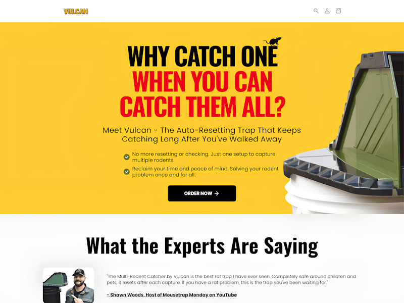 Cover image for Vulcan site buildout | Replo Landing page