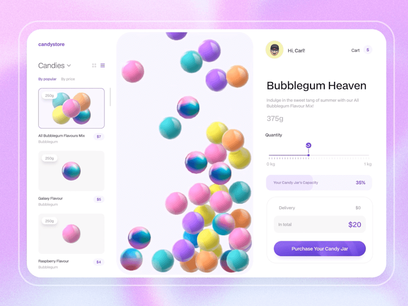 Cover image for Sweet Dreams: Interactive Candy Store