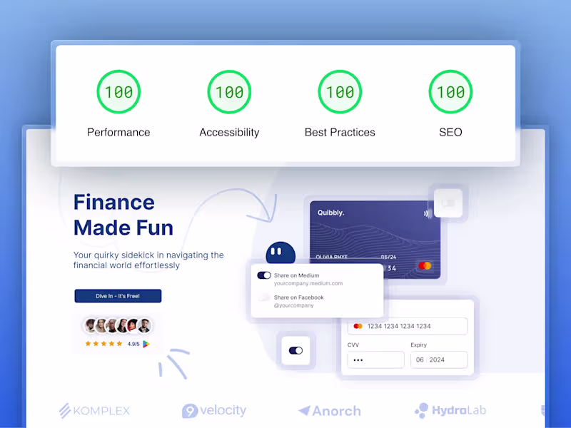 Cover image for Landing page implementation using NextJS