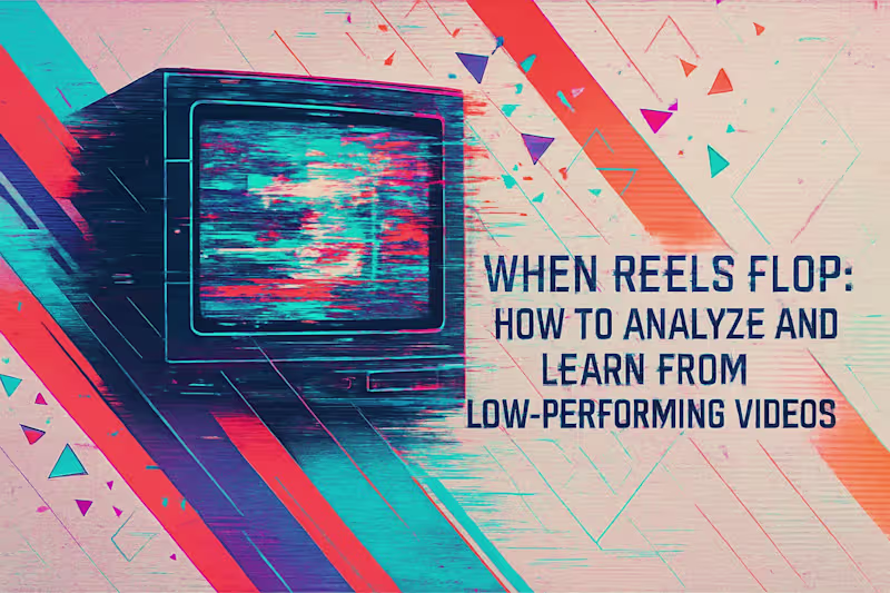 Cover image for When Reels Flop: How to Analyze and Learn from Low-Performing Videos
