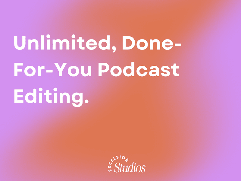 Cover image for Monthly Podcast and Video Editing
