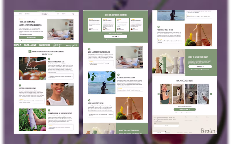 Cover image for Listicle Landing Page designed and