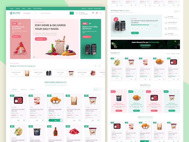 Cover image for Full ecommerce web, nextjs, nodejs mongodb, UI UX specialist