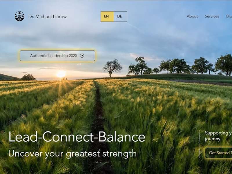 Cover image for Website Design for Dr. Michael Lierow created with WIX STUDIO