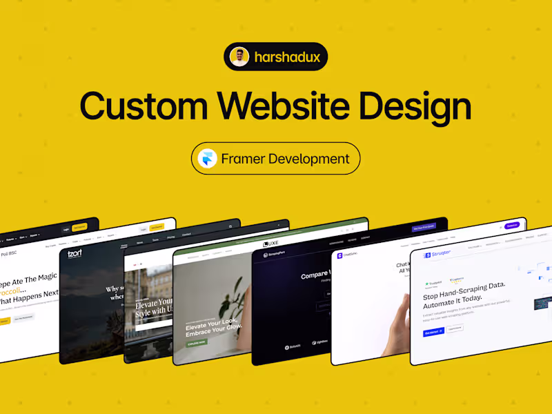 Cover image for Responsive website's UI/UX with FIGMA variables