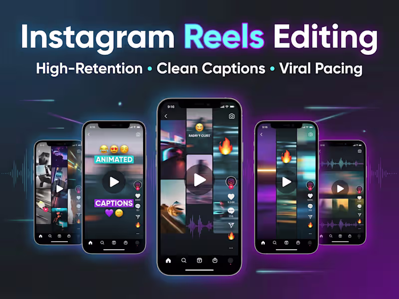 Cover image for Instagram Reels Editing | Viral Short-Form Video Editing