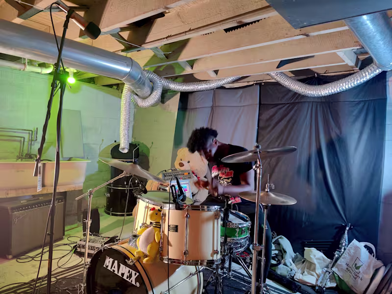 Cover image for Acoustic drums for music or background audio