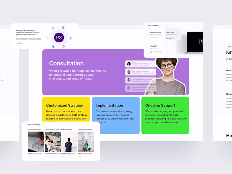 Cover image for ParallelScore Website Redesign