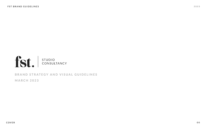 Cover image for FST Studio Consultancy - Brand Strategy and Brand Design