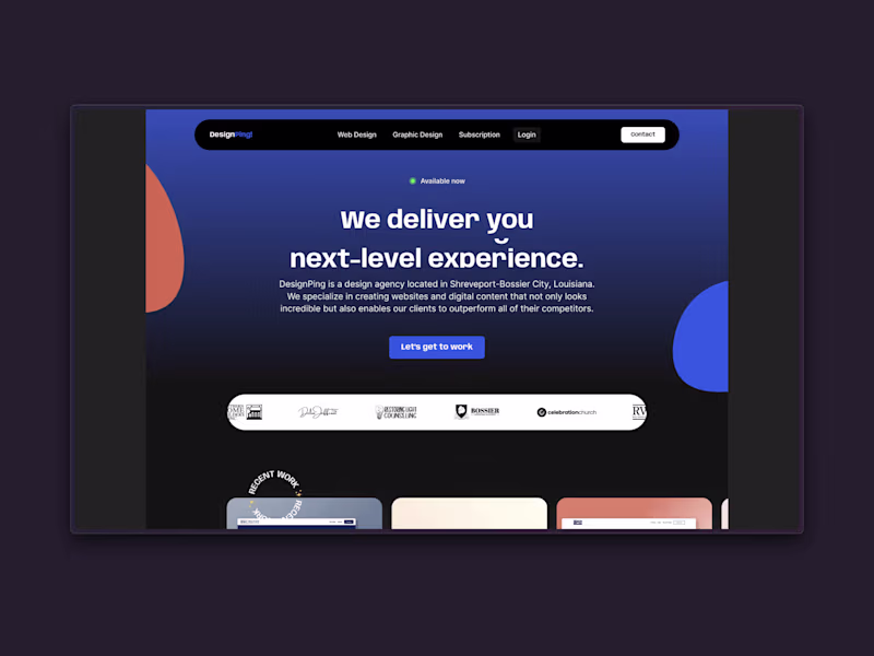 Cover image for DesignPing | Framer Website