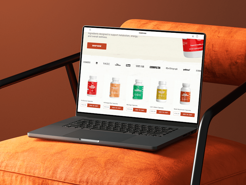 Cover image for Supplements Ecommerce Site Redesign