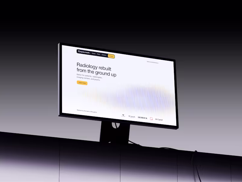 Cover image for Epsilon Health hero section design.