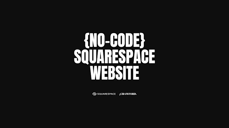 Cover image for Squarespace Website {No-code}