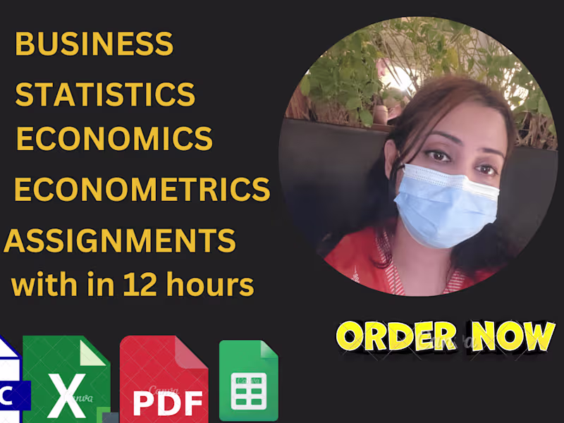 Cover image for I will do data analysis in SPSS, STATA, SAS, JAMOVI, JASP Excel 