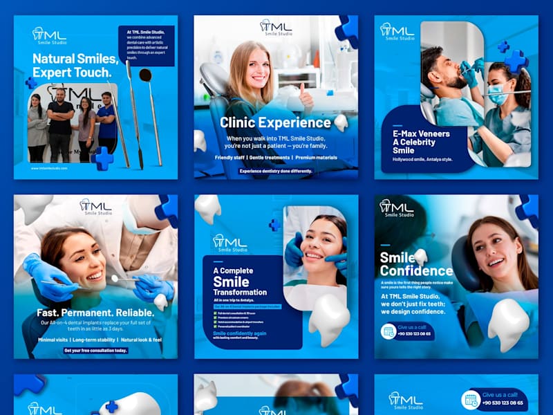 Cover image for TML Smile Studio – Social Media Branding