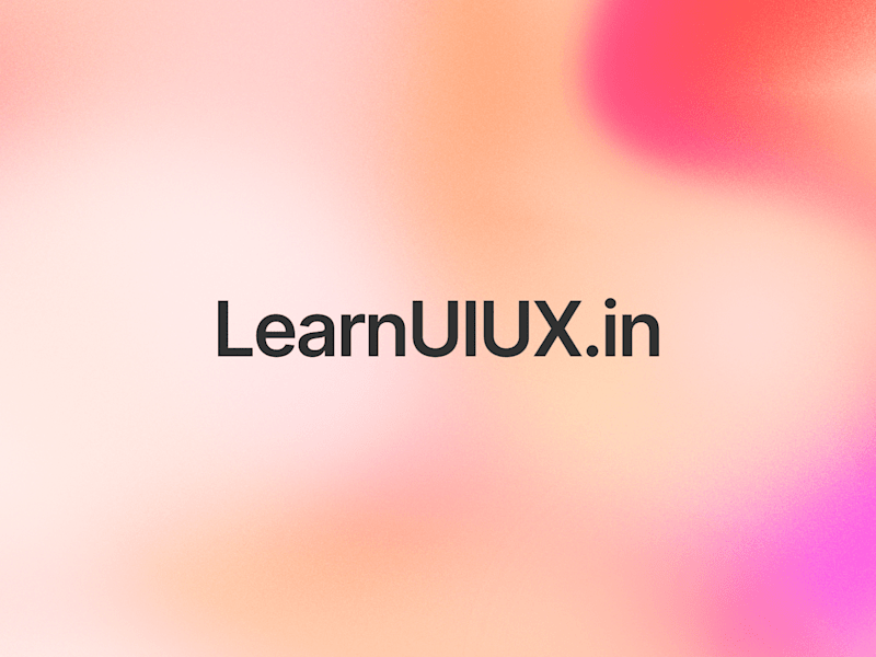 Cover image for Learn UI UX