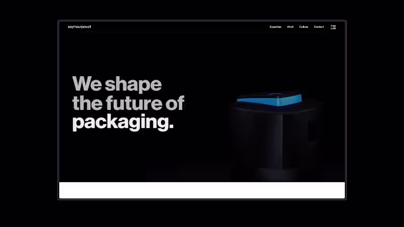 Cover image for Seymourpowell Website