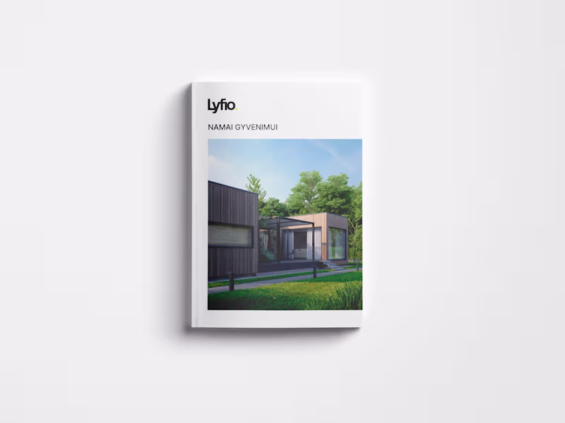 Cover image for Lyfio catalogue design