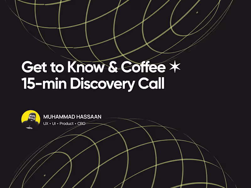 Cover image for 15-min Discovery Call 📞