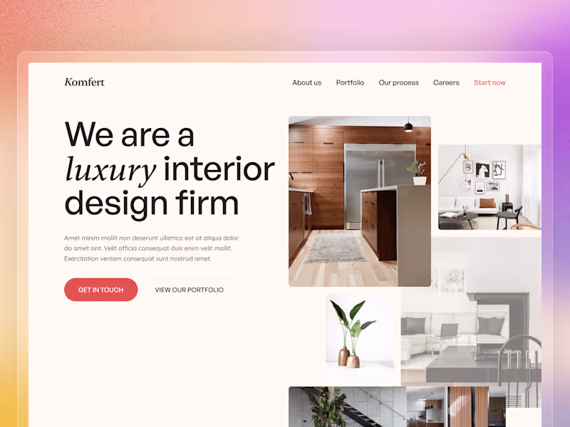 Cover image for Komfert — Web Design & Webflow Development