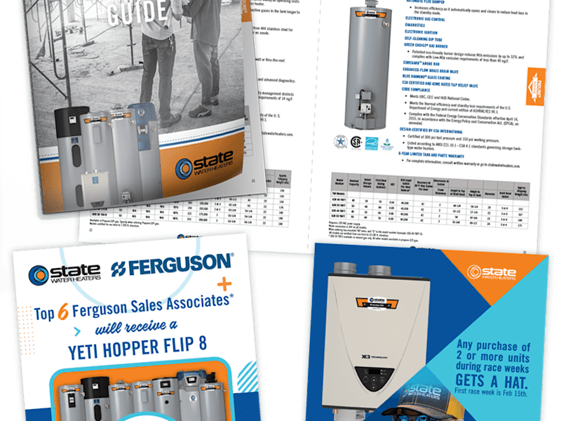 Cover image for State Water Heaters Catalog and Promo Items