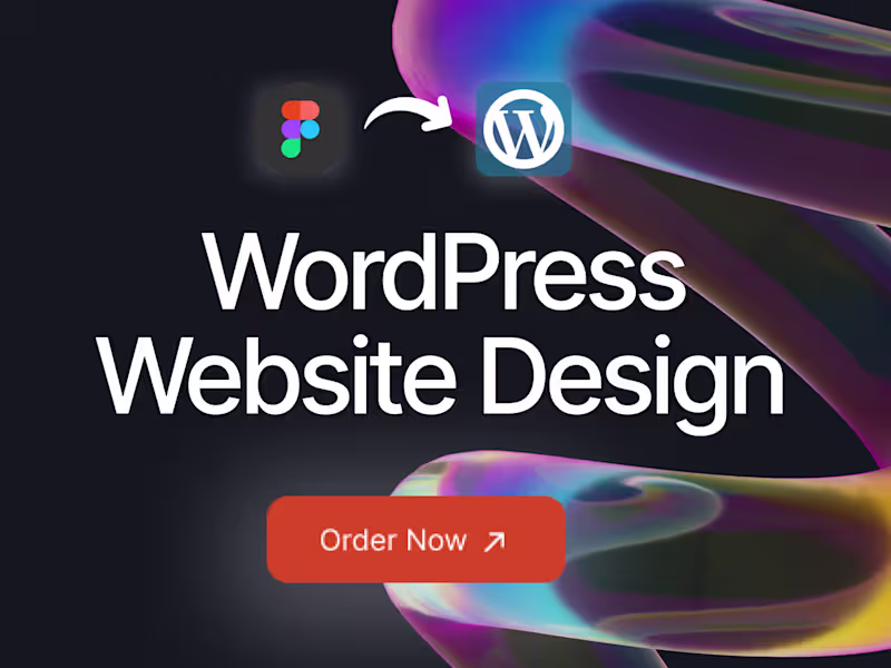 Cover image for WordPress Website Design – Figma