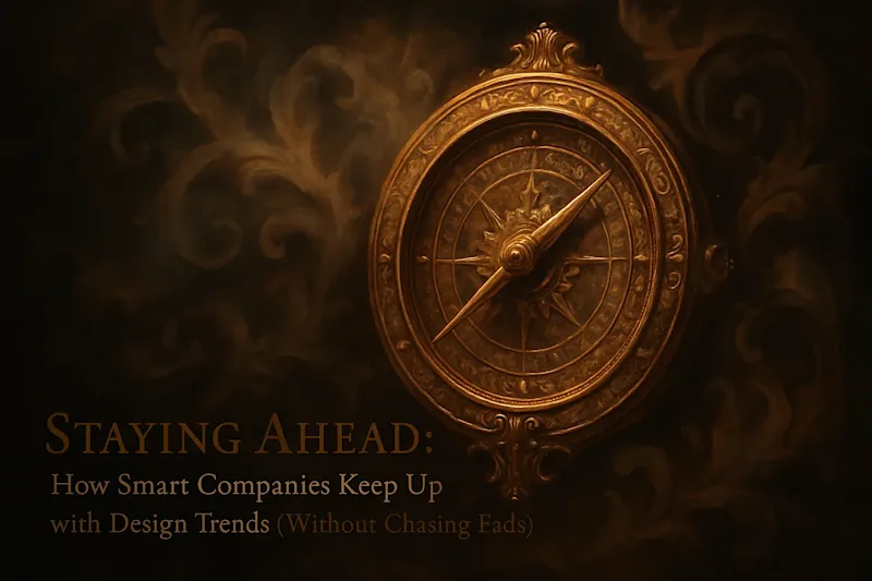Cover image for Staying Ahead: How Smart Companies Keep Up with Design Trends (Without Chasing Fads)