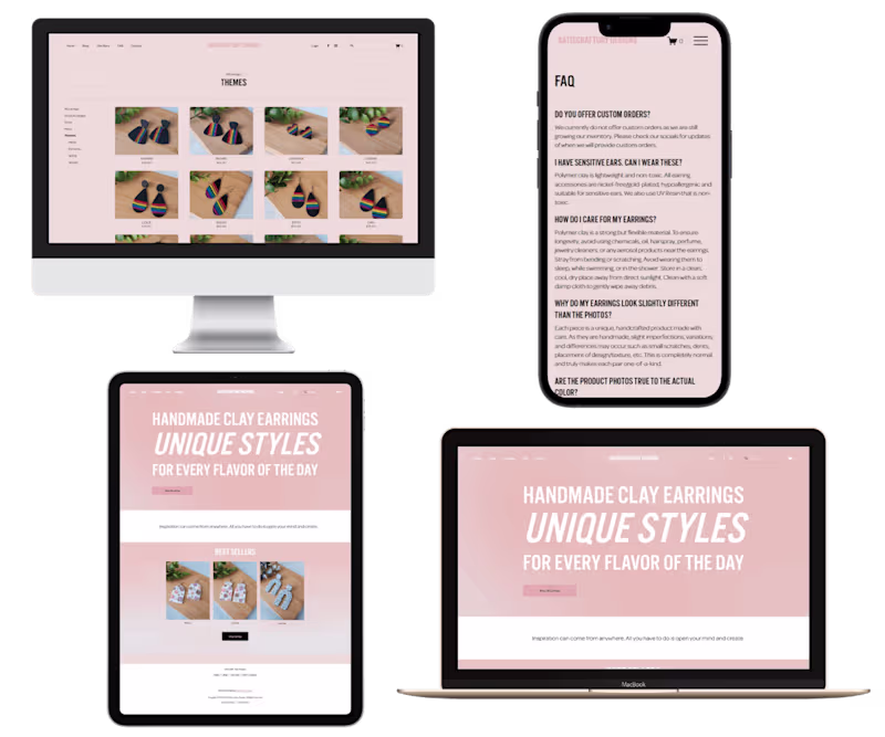 Cover image for Custom 5-page E-Commerce Website Design + Logo