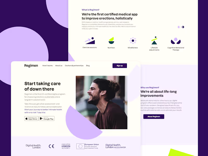 Cover image for Landing Page design