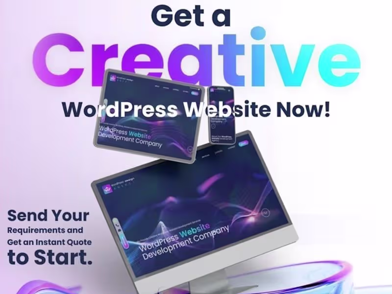 Cover image for Web Design with WordPress