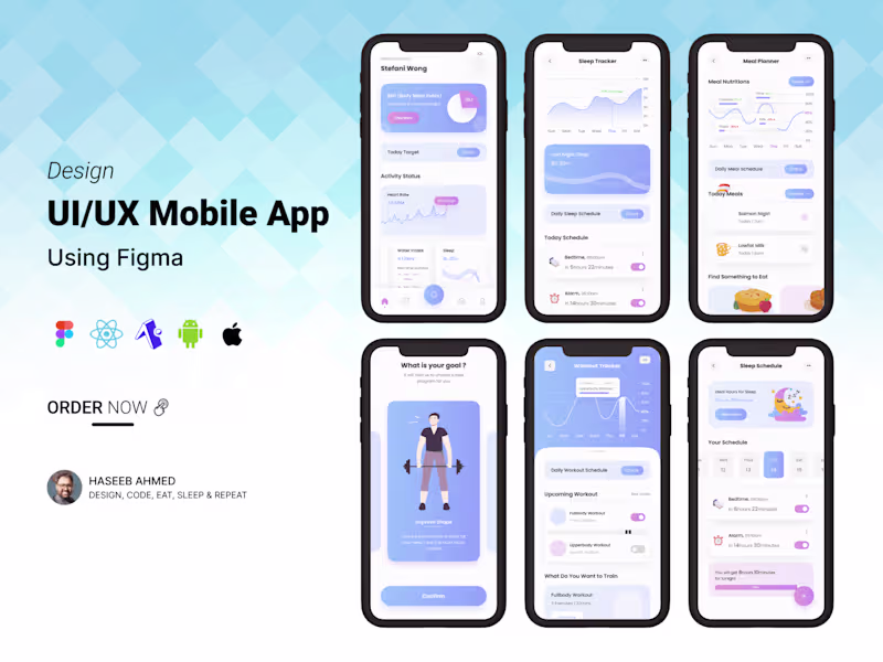 Cover image for Mobile App UI/UX Designer | Figma Specialist | Android & iOS