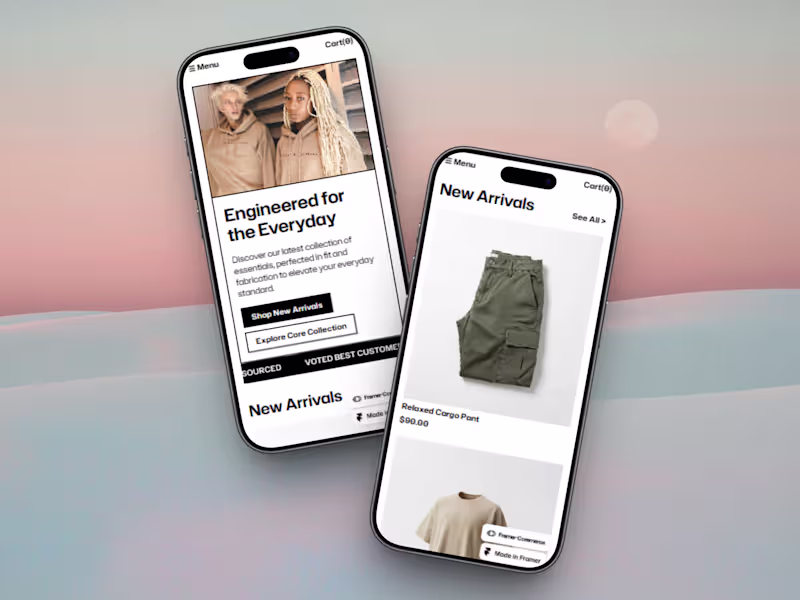 Cover image for Project Title:
Ordinary – Minimal E-commerce