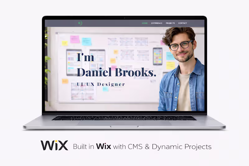 Cover image for 🚀 New Work — UI/UX Designer Portfolio Website (Wix) I recen...