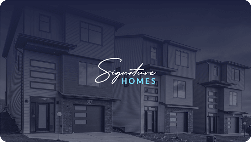 Cover image for Logo and Website for Halifax Top Builder, Signature Homes