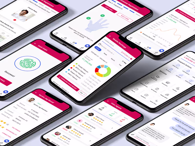 Cover image for Fintech mobile app for managing sales and distributor branches