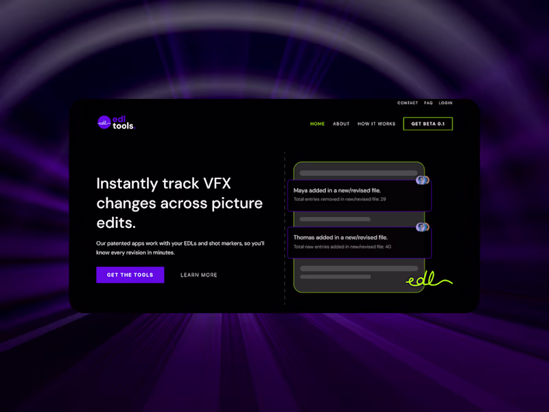 Cover image for Brand identity, UIUX, WordPress for VFX brand