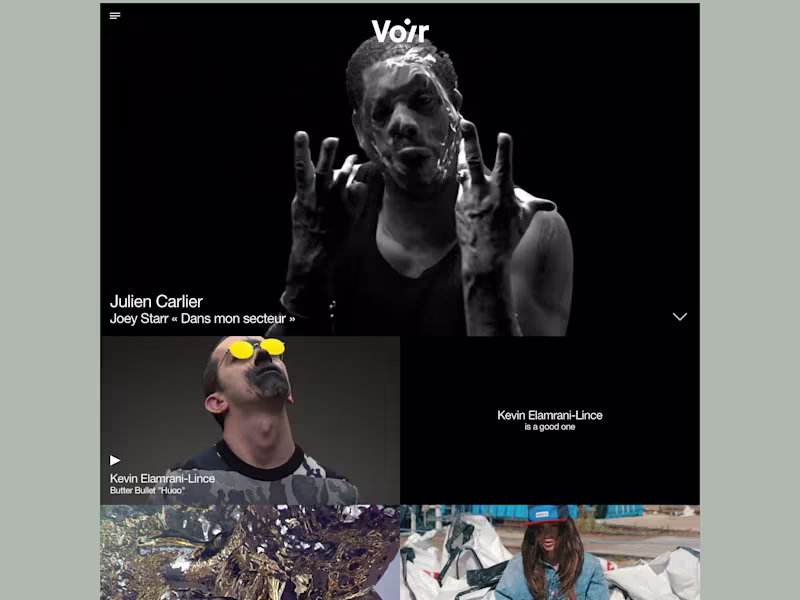 Cover image for Voir picture — webdesign
