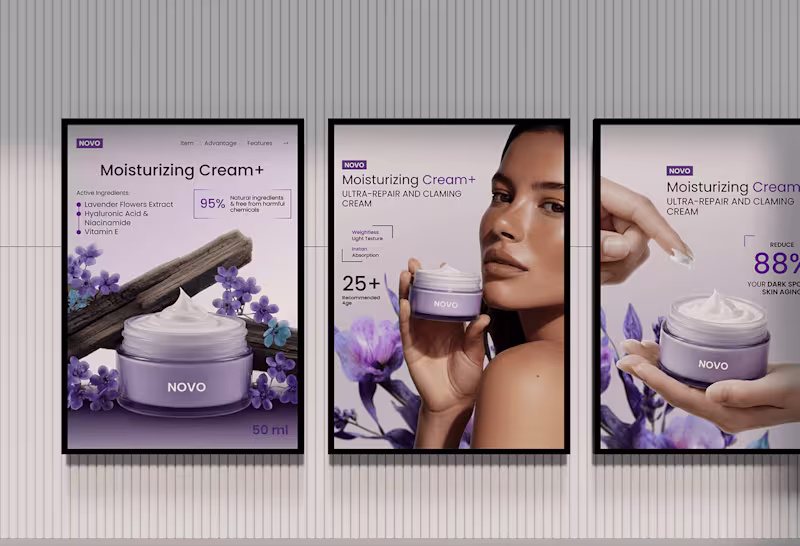 Cover image for Graphic Design: Skincare Poster