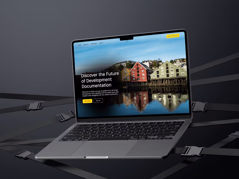 Cover image for News Community Landing page UI Designs