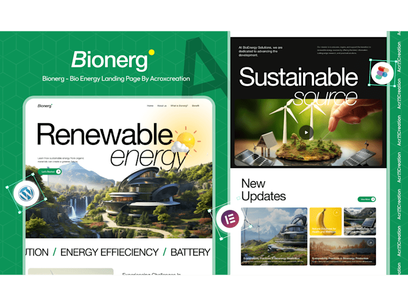 Cover image for Bionerg Landing Page