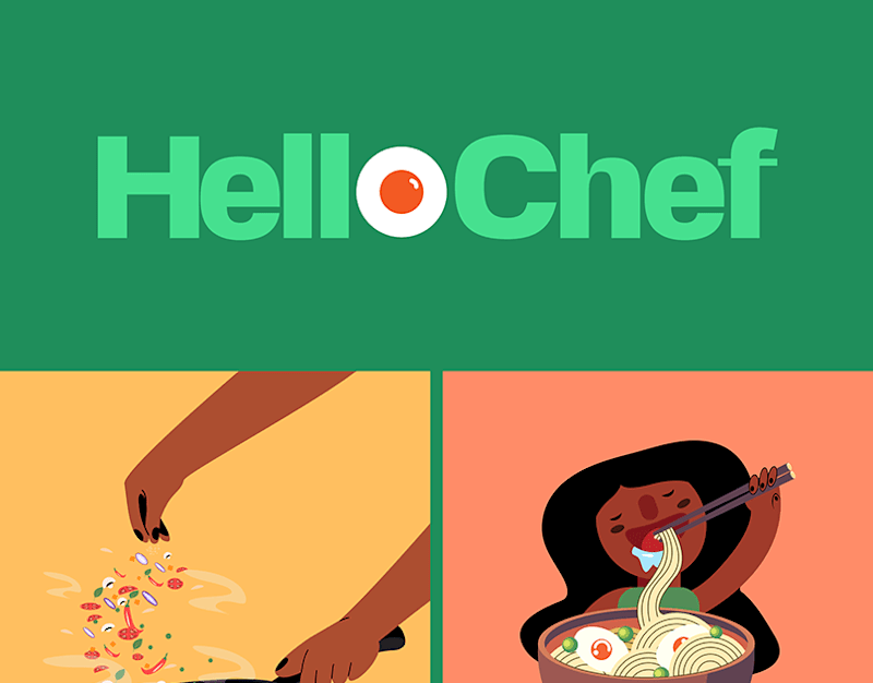 Cover image for Hellochef - Illustrations on Behance