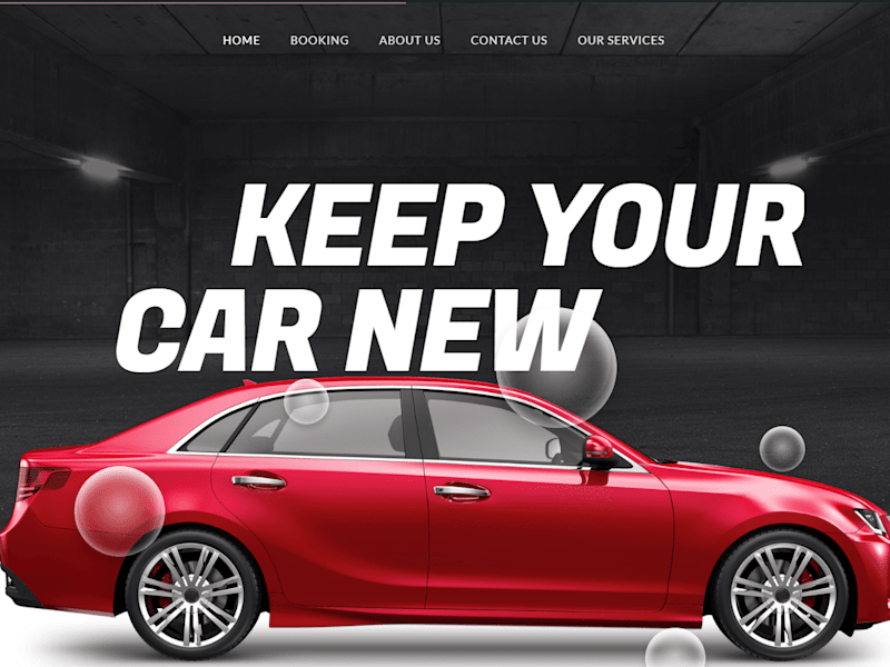 Cover image for A carwash wordpress website