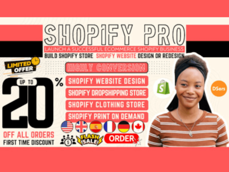 Cover image for design redesign launch successful clothing dropshipping store