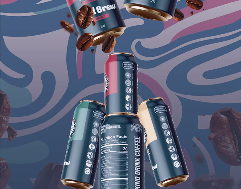 Cover image for Coffee Label Cans :: Behance